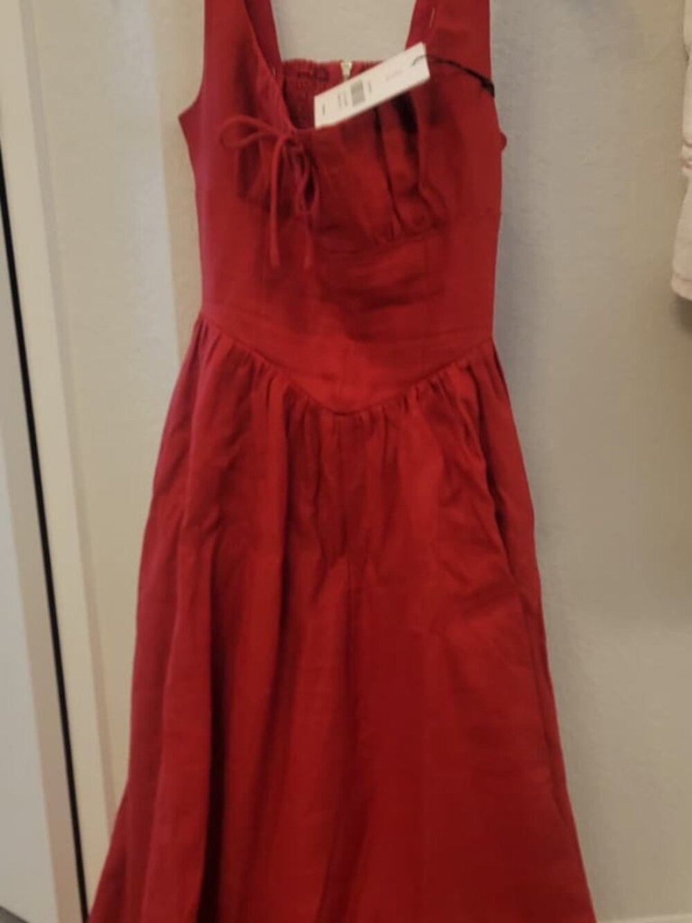 Reformation Balia Linen Dress
